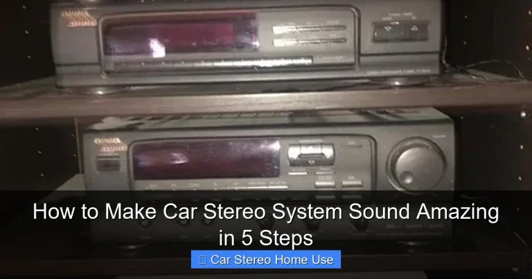 How to Make Car Stereo System Sound Amazing in 5 Steps
