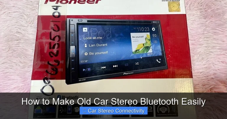 How to Make Old Car Stereo Bluetooth Easily