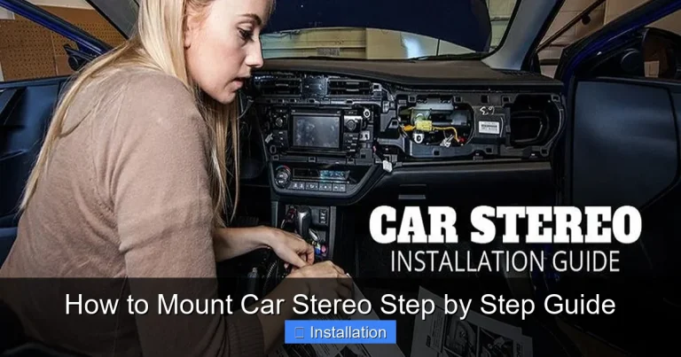How to Mount Car Stereo Step by Step Guide