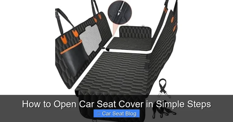 How to Open Car Seat Cover in Simple Steps