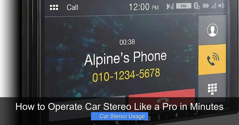 How to Operate Car Stereo Like a Pro in Minutes