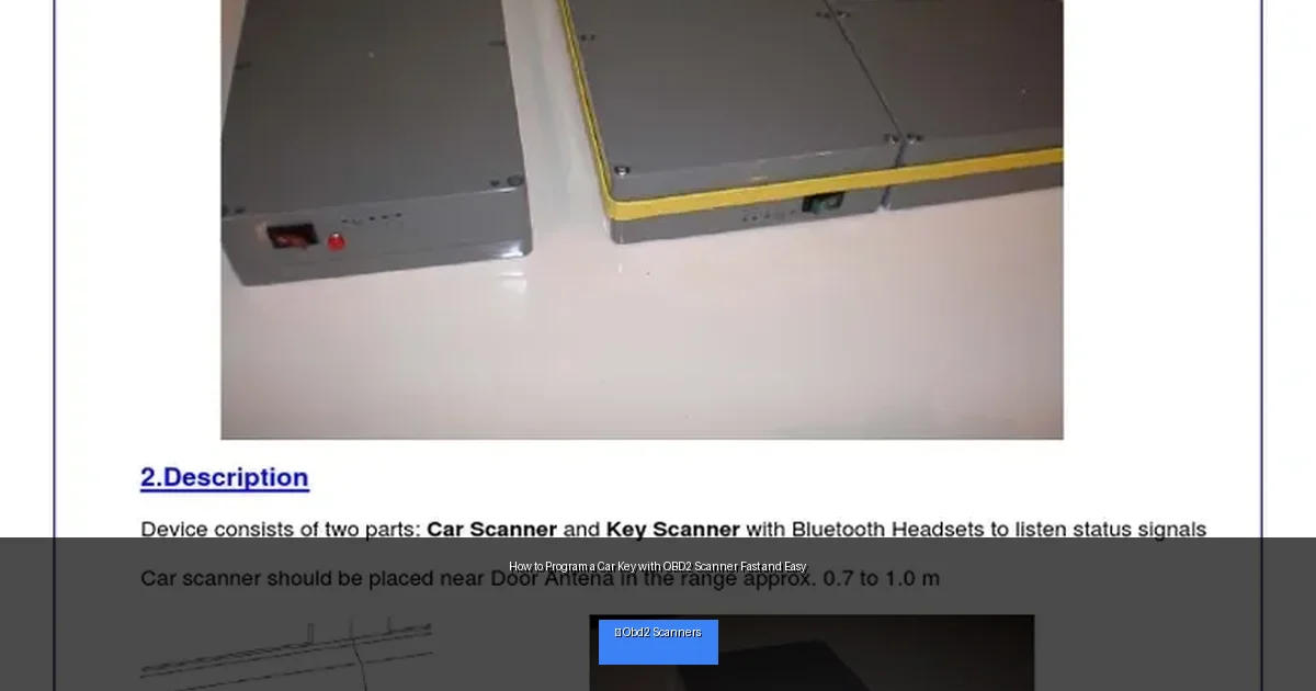 How to Program a Car Key with OBD2 Scanner Fast and Easy