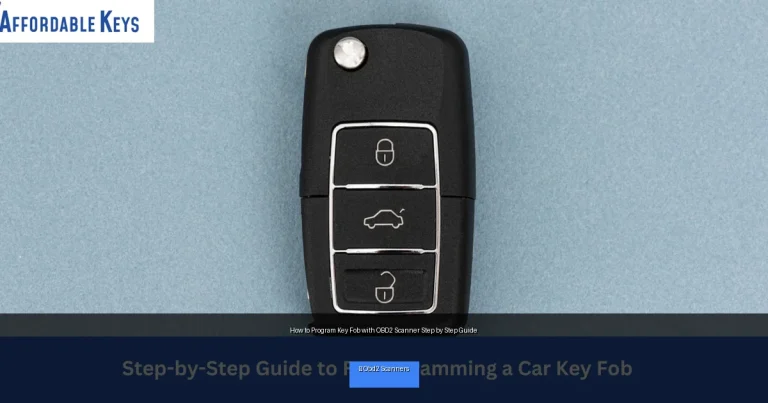 How to Program Key Fob with OBD2 Scanner Step by Step Guide