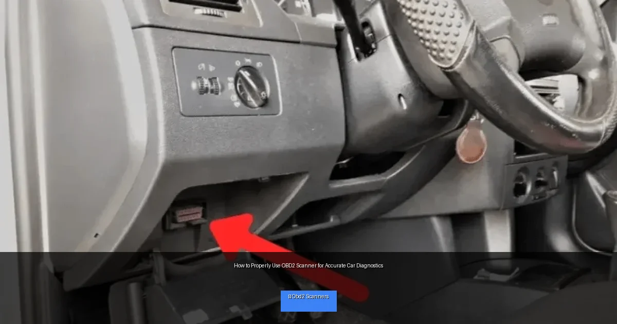 How to Properly Use OBD2 Scanner for Accurate Car Diagnostics