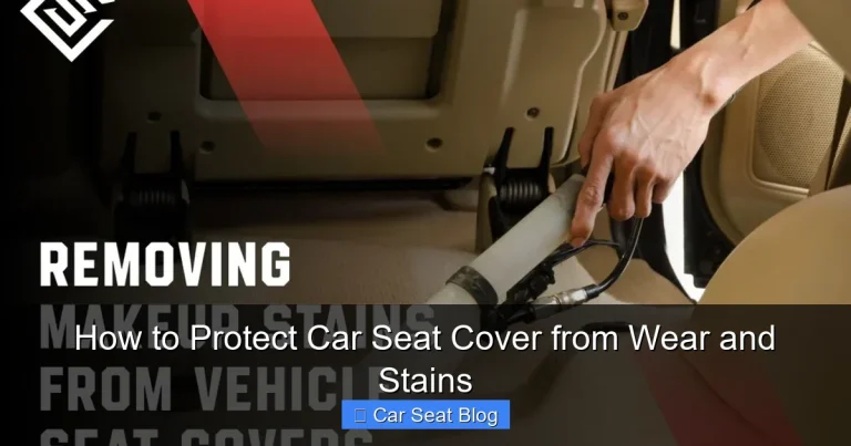 How to Protect Car Seat Cover from Wear and Stains