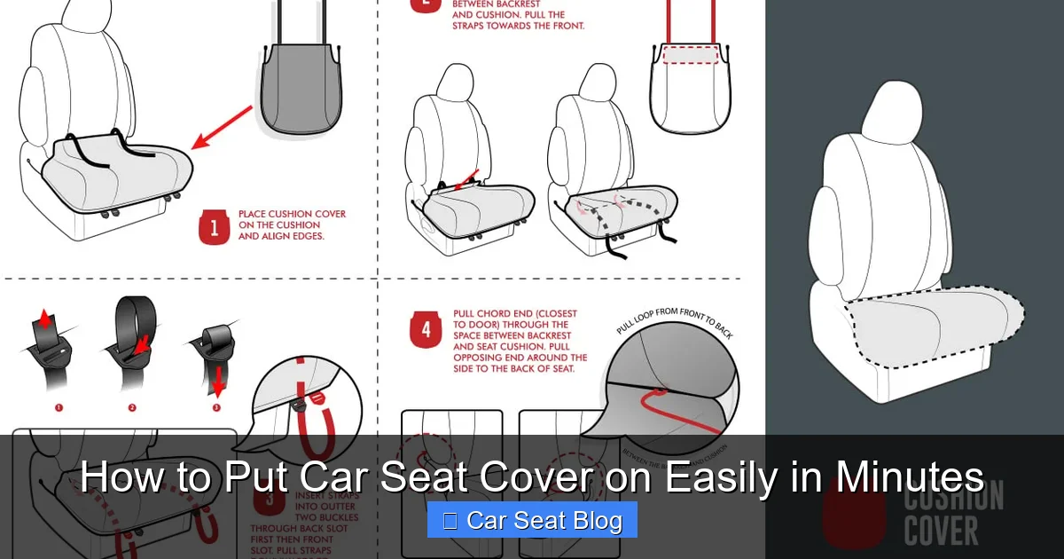 How to Put Car Seat Cover on Easily in Minutes