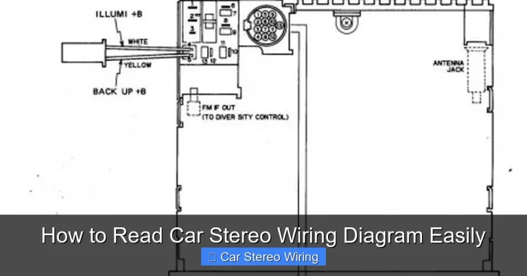 How to Read Car Stereo Wiring Diagram Easily