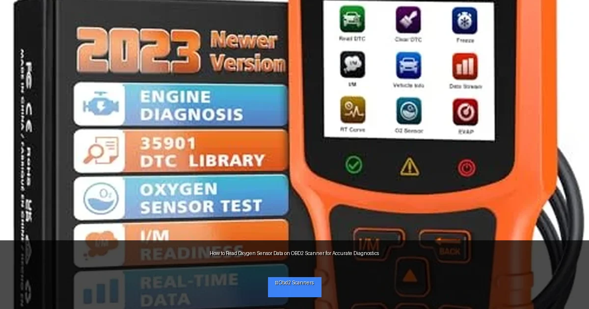 How to Read Oxygen Sensor Data on OBD2 Scanner for Accurate Diagnostics