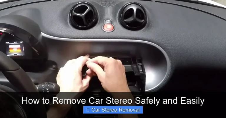 How to Remove Car Stereo Safely and Easily