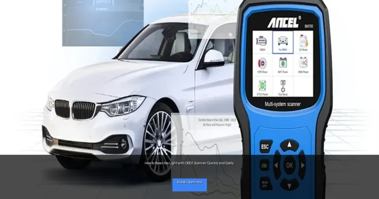 How to Reset Abs Light with OBD2 Scanner Quickly and Easily