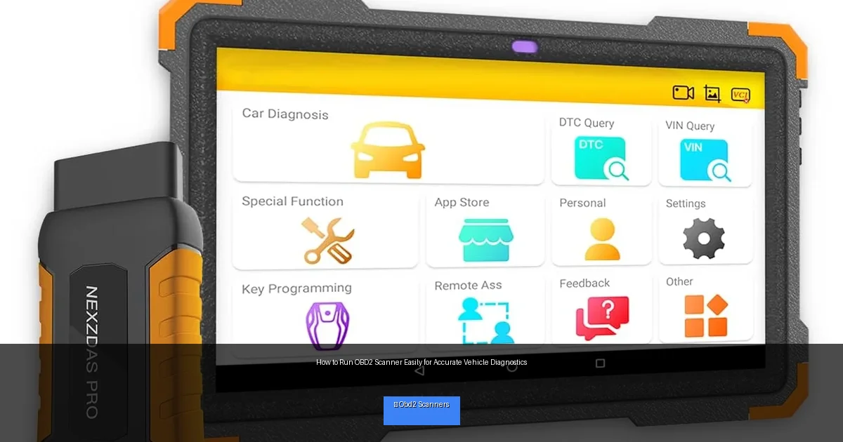 How to Run OBD2 Scanner Easily for Accurate Vehicle Diagnostics