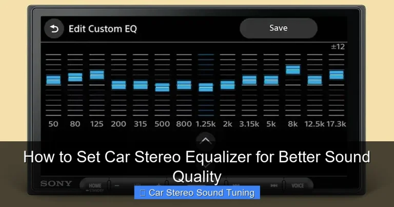 How to Set Car Stereo Equalizer for Better Sound Quality