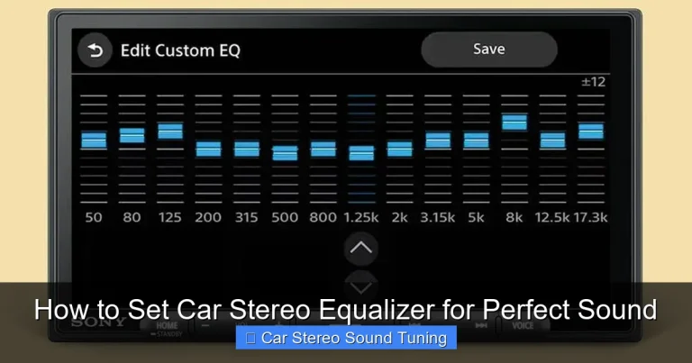 How to Set Car Stereo Equalizer for Perfect Sound