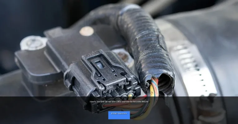 How to Test MAF Sensor with OBD2 Scanner for Accurate Results