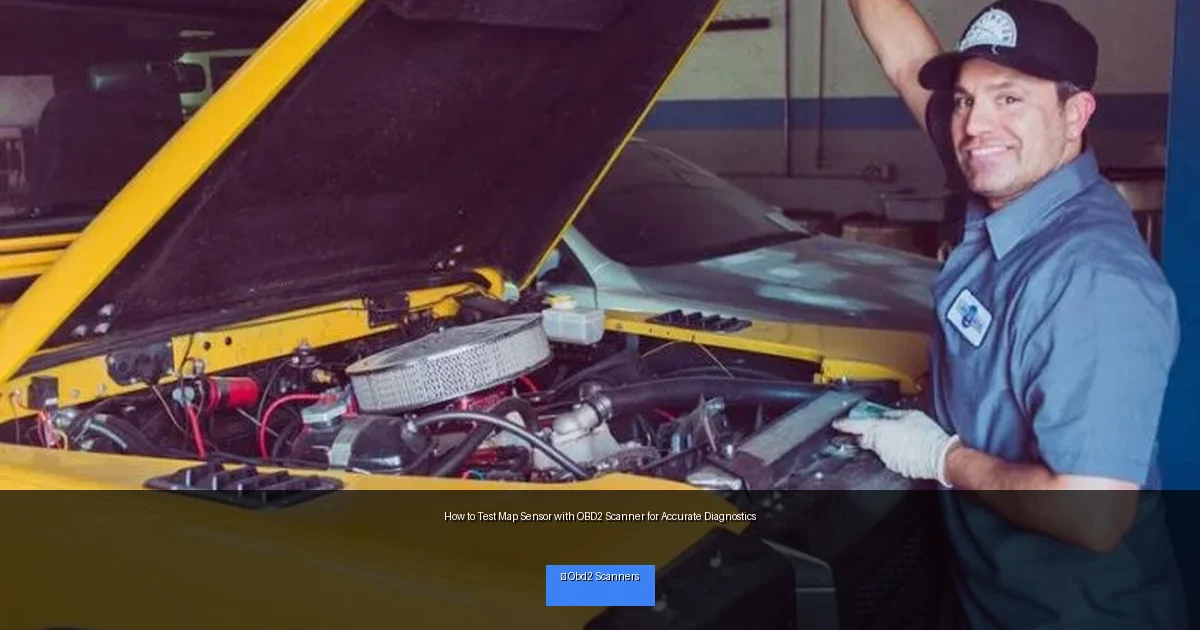 How to Test Map Sensor with OBD2 Scanner for Accurate Diagnostics