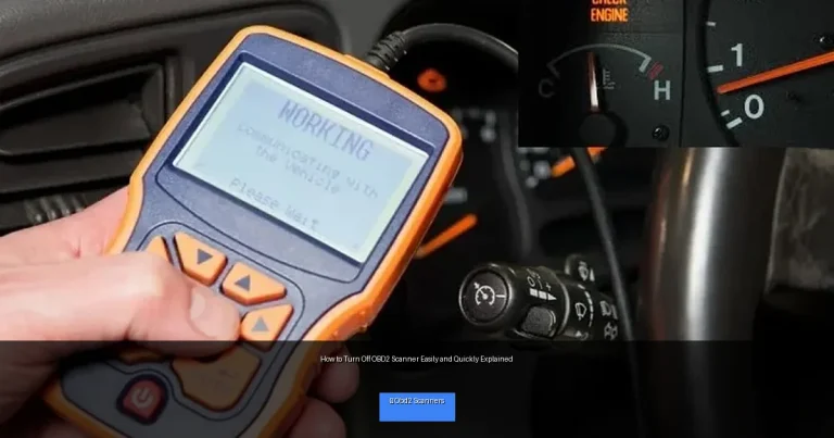 How to Turn Off OBD2 Scanner Easily and Quickly Explained