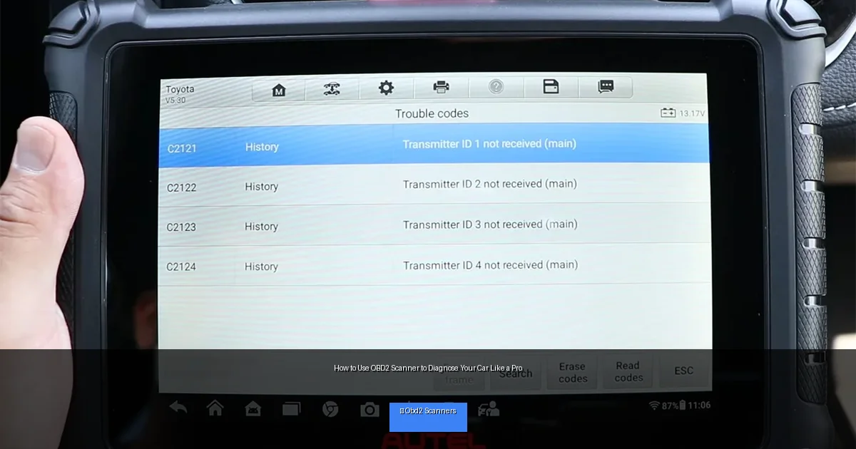 How to Use OBD2 Scanner to Diagnose Your Car Like a Pro
