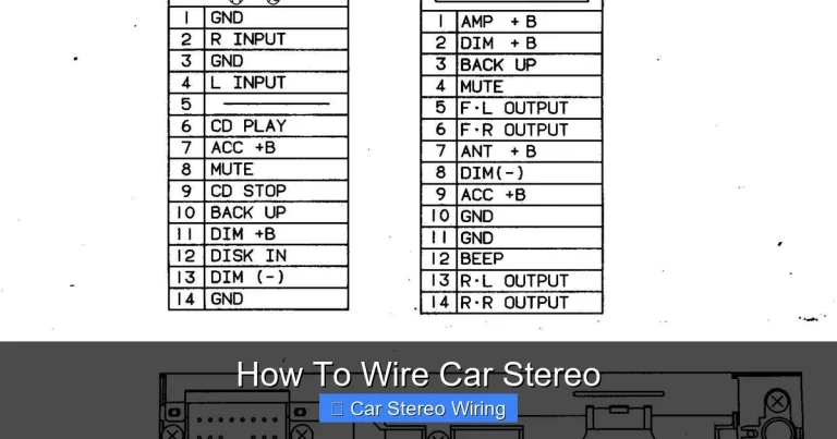How To Wire Car Stereo