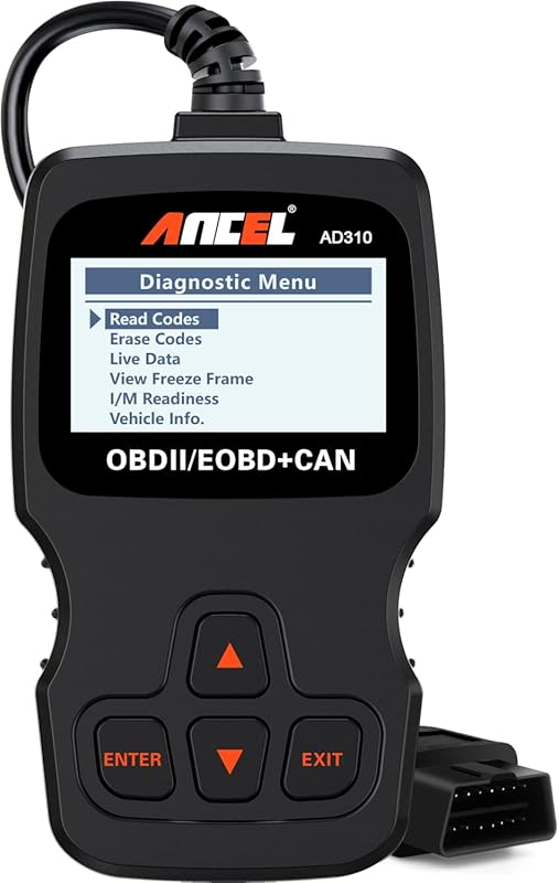 ANCEL AD310 Classic Enhanced Universal OBD II Scanner for 1996+ Vehicl