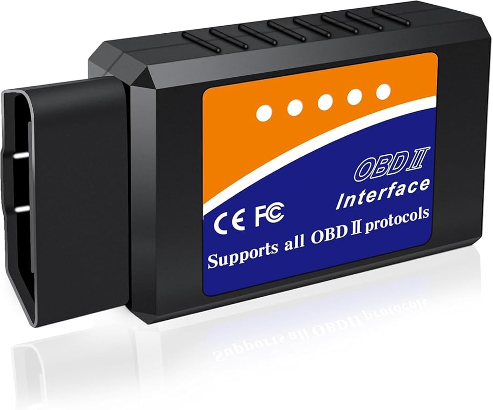 OBD2 Bluetooth Scanner for iPhone, Android & Windows, Enhanced Auto Di