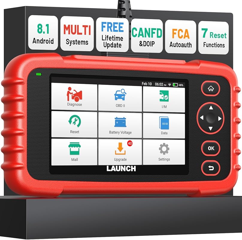 Launch CRP123X V3.0 Elite OBD2 Scanner with Lifetime Free WiFi Updates