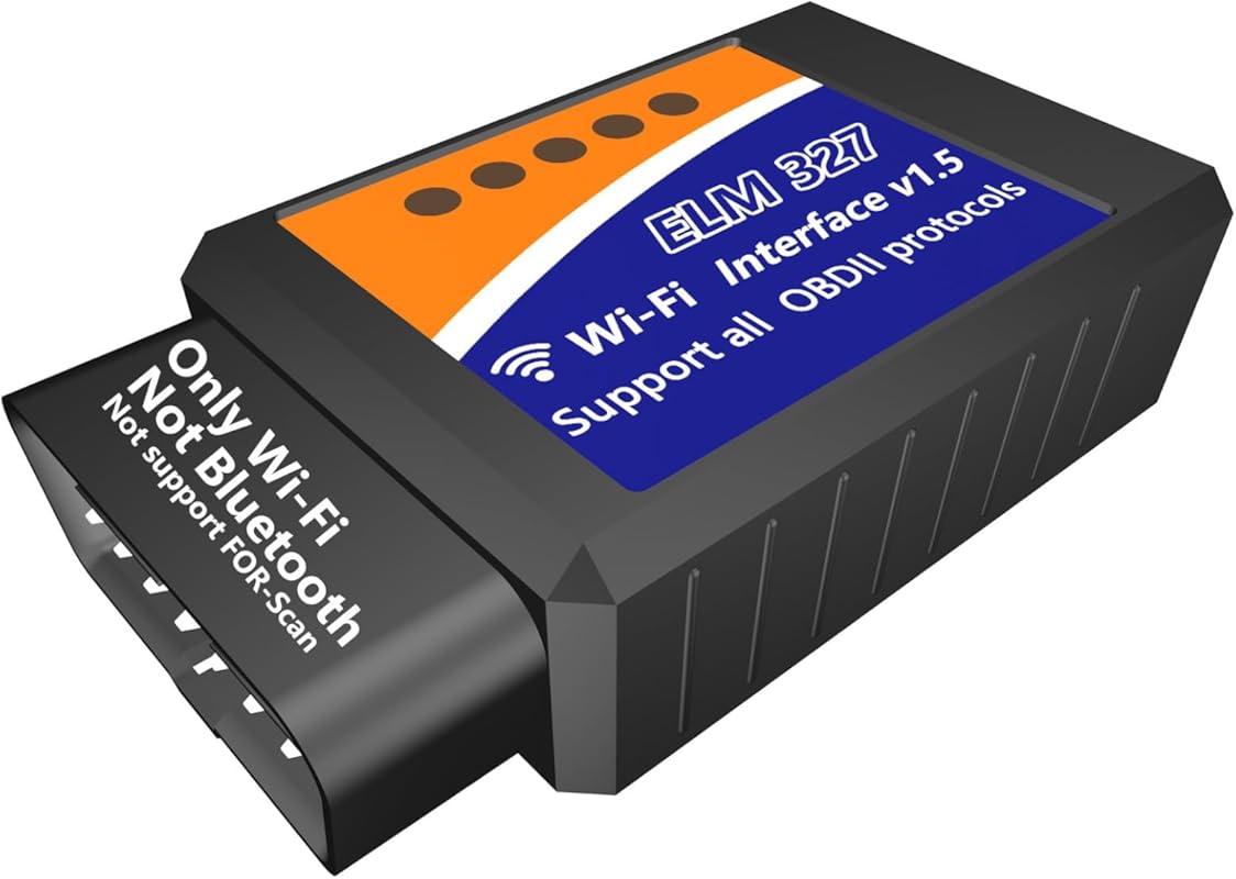 WiFi ELM327 OBD2 Adapter Wireless Car Scanner Compatible with iOS & An