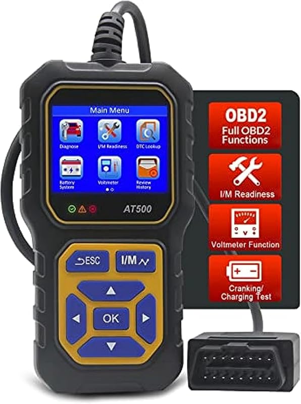 2.4 Inch Universal OBDII Car Diagnostic Scanner with Engine Code Reade
