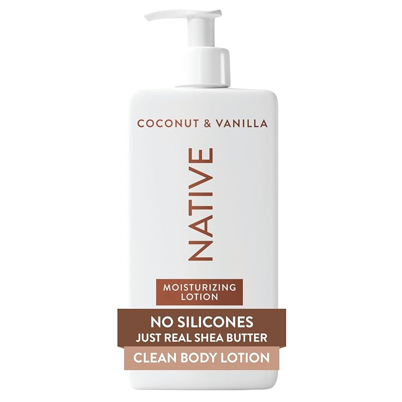 Native Coconut & Vanilla Body Lotion with Plant-Based Moisturizers, Re