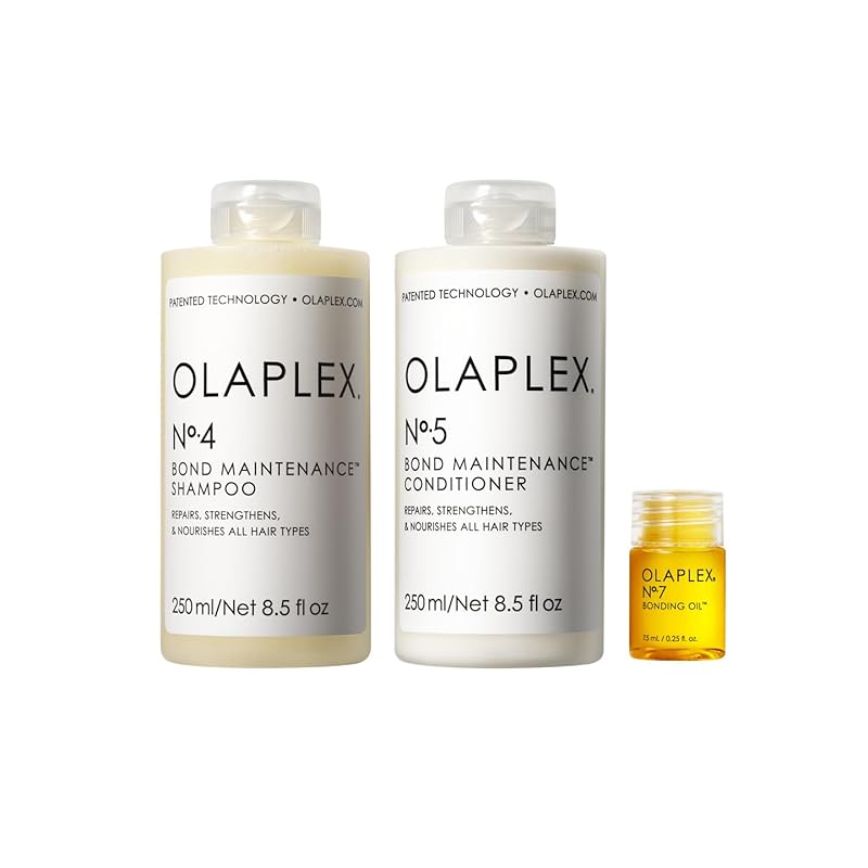 Olaplex Wash and Shine Hair Kit No. 4, 5, 7 with Shampoo, Conditioner