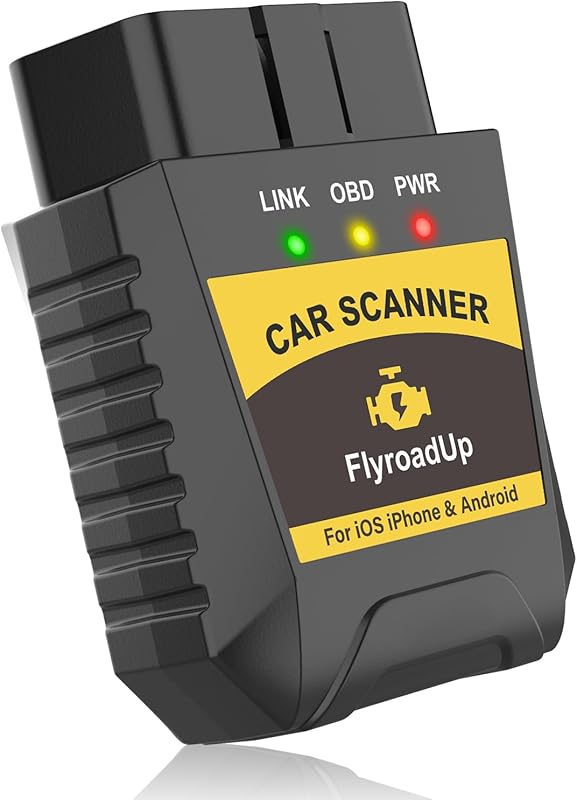 OBD2 Scanner Bluetooth for iPhone iOS Android, OBDII Diagnostic Tool t