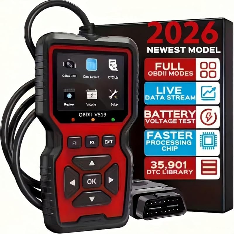 OBD2 Scanner Diagnostic Tool with Engine Code Reader, Reset, Mode 6 &