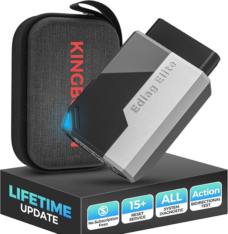 KINGBOLEN Ediag Elite Bluetooth OBD2 Scanner with 15+ Resets, Bidirect