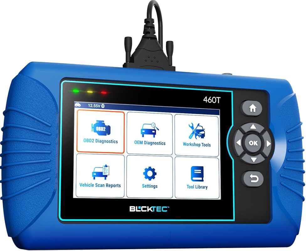 BLCKTEC 460T OBD2 Scanner with 12 Reset Services, Engine ABS SRS Diagn