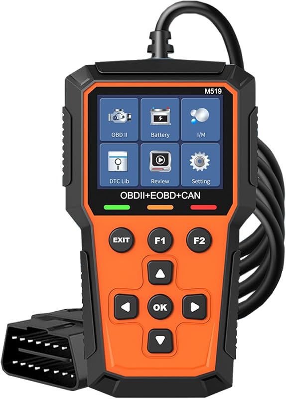 Car Diagnostic OBD2 Scanner with Battery Test, Clear Engine Codes, and