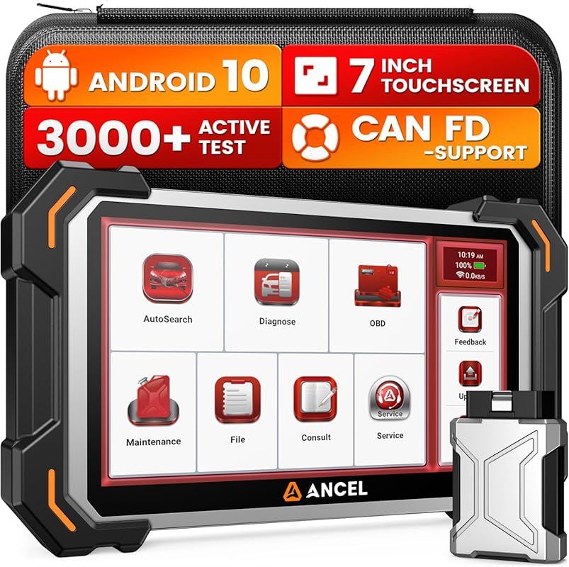 ANCEL DS500BT Bidirectional Automotive Scanner with 28+ Services, CAN 