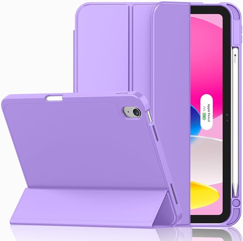 iMieet Trifold Stand Case for iPad 10th Gen 2022/2025 with Pencil Hold