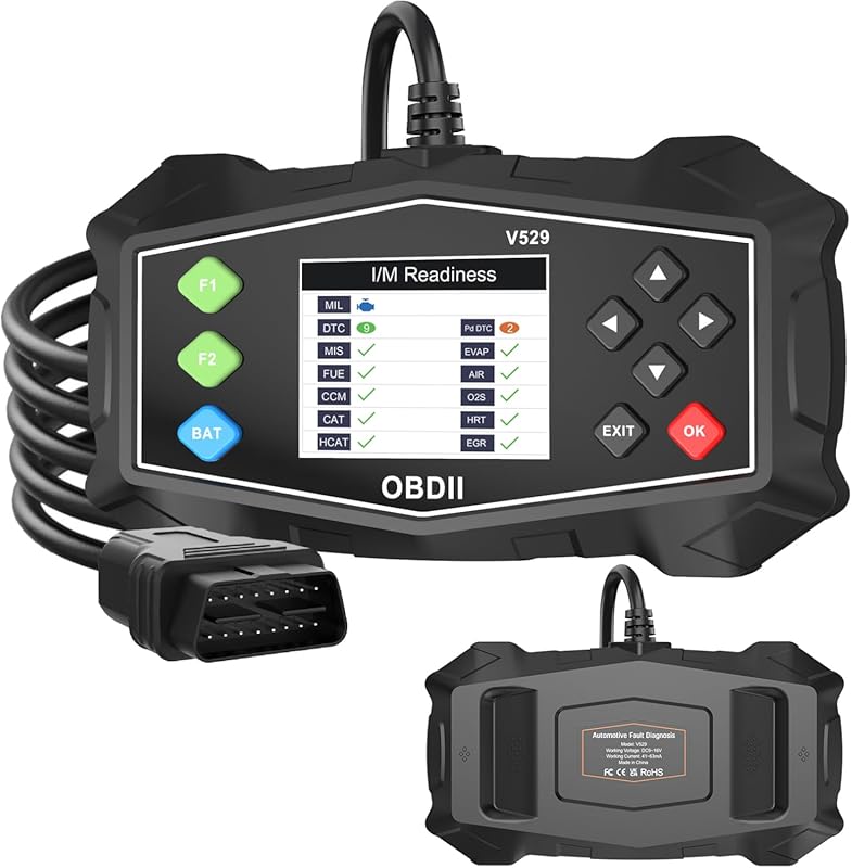 Automotive OBD2 Scanner Diagnostic Code Reader with Battery Tester, Mo