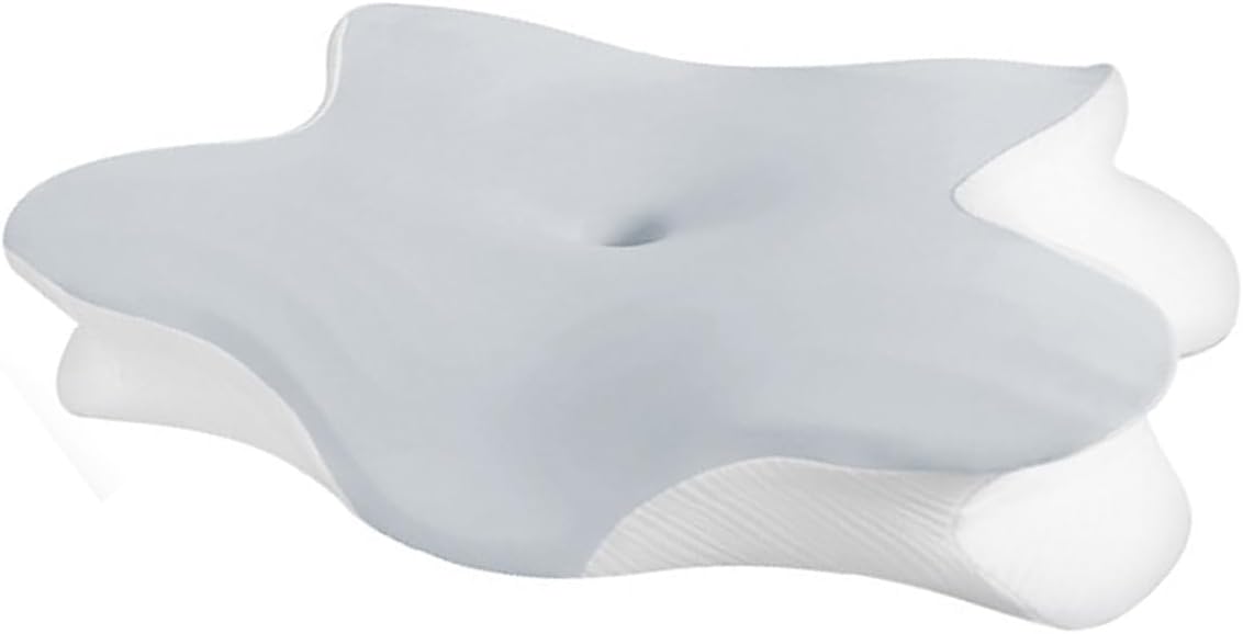 Cervical Neck Pillow Memory Foam for Pain Relief with Ergonomic 2 Heig