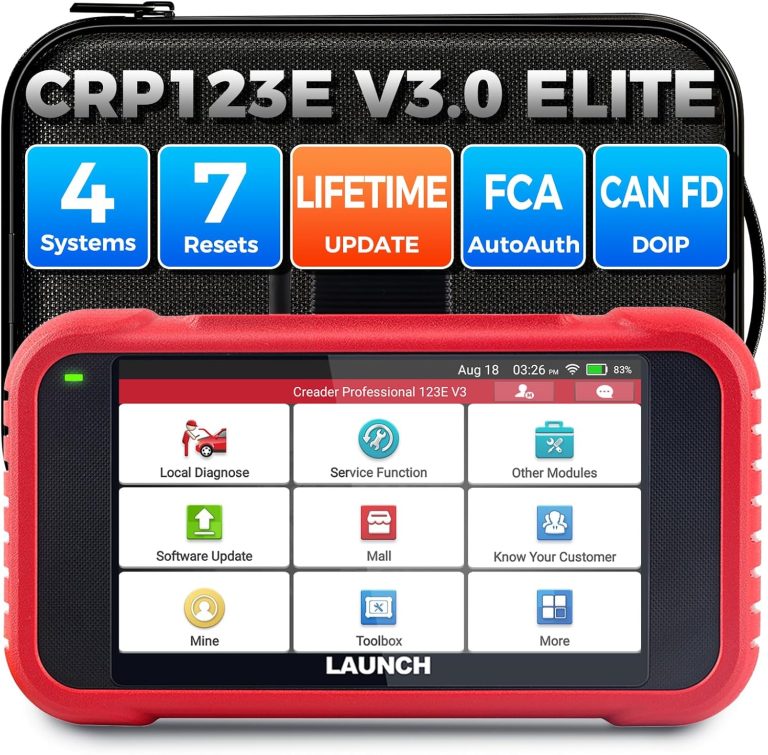 2026 LAUNCH OBD2 Scanner CRP123E V3.0 Elite Review: Top Engine & ABS Diagnostic