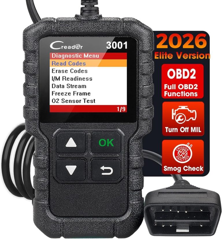 LAUNCH Creader 3001 OBD2 Scanner Review 2026: Top Engine Fault Code Reader Tool