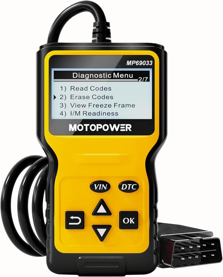 MOTOPOWER MP69033 OBD2 Scanner Review 2026: Top Engine Fault Code Reader Tool