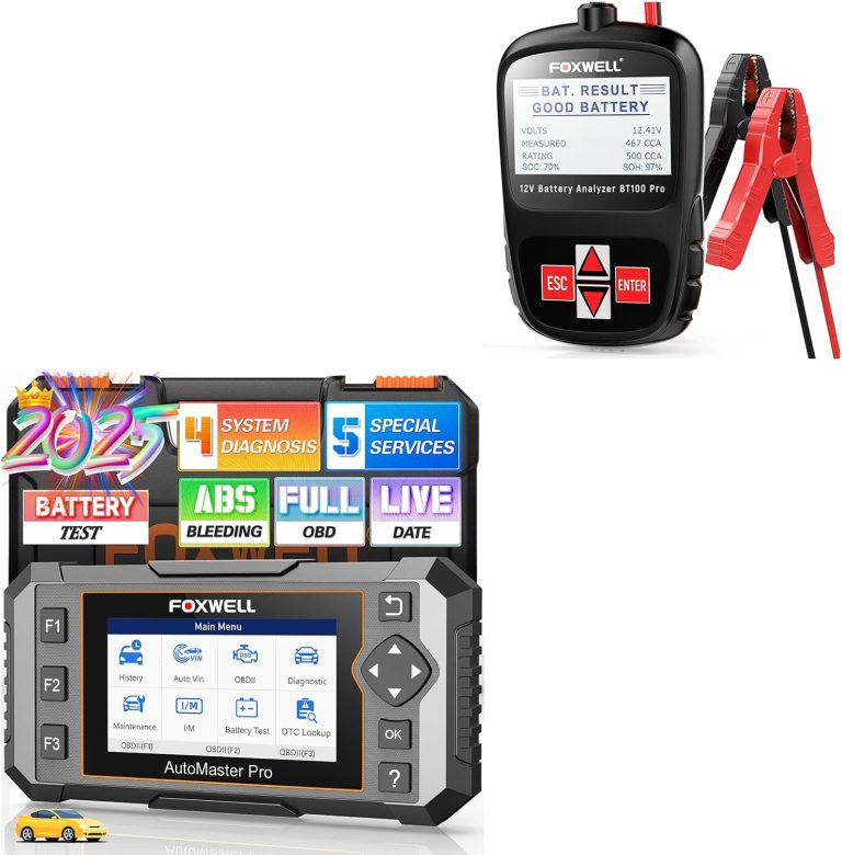FOXWELL NT614 Elite OBD2 Scanner Review 2026: Top Diagnostic Tool with BT100 Tes