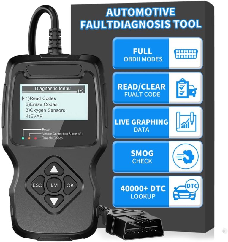 Car OBD2 Scanner Review 2026: Top Diagnostic Tool with I/M Readiness & Battery T
