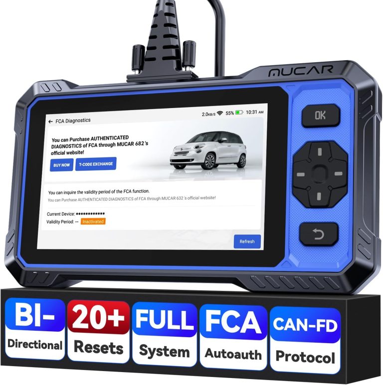 MUCAR 682 OBD2 Scanner Review 2026: AI-Powered Full-System Car Diagnostic Tool