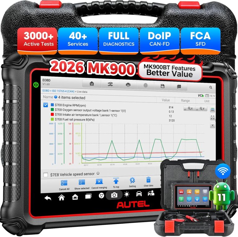 Autel MaxiCOM MK900 Review 2026: Advanced Bidirectional OBD2 Scanner Upgrade