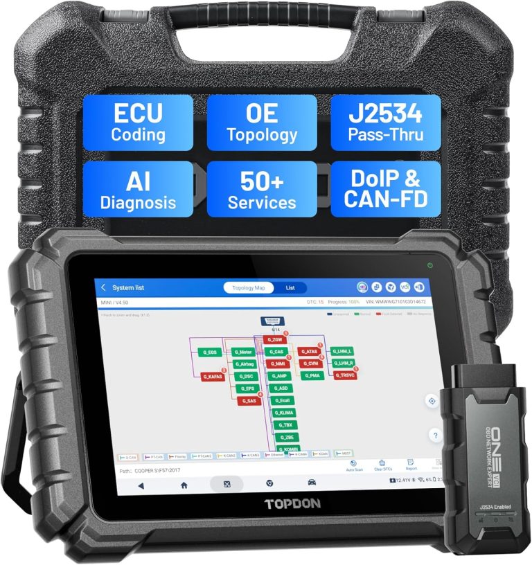 TOPDON ONE Scan Tool Review 2026: Advanced 10.1″ OBD2 Scanner with ECU Coding