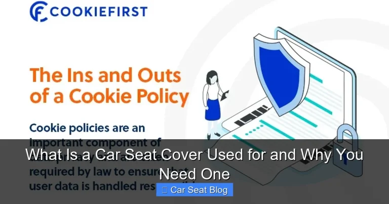 What Is a Car Seat Cover Used for and Why You Need One