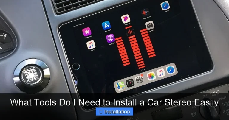What Tools Do I Need to Install a Car Stereo Easily