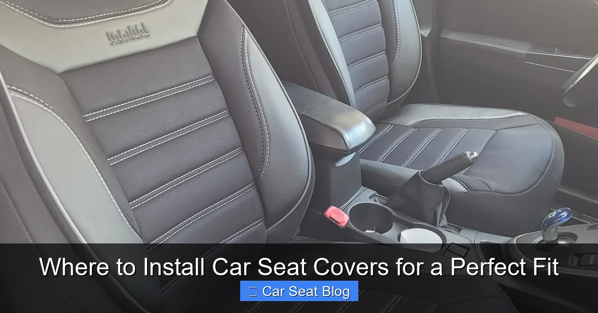 Where to Install Car Seat Covers for a Perfect Fit