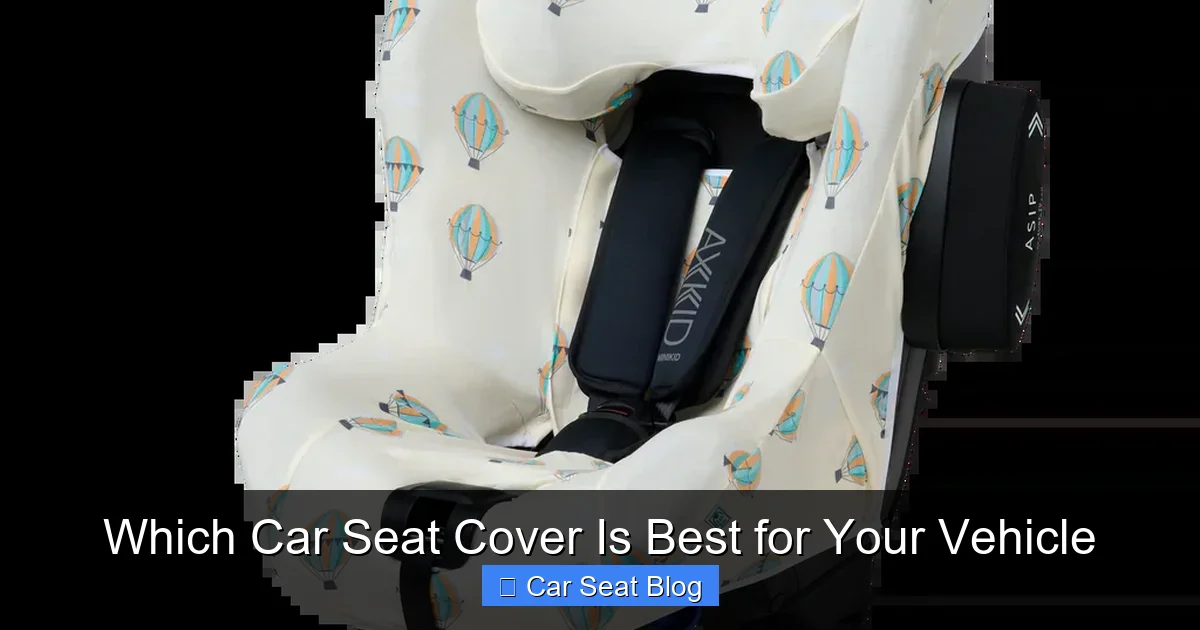 Which Car Seat Cover Is Best for Your Vehicle